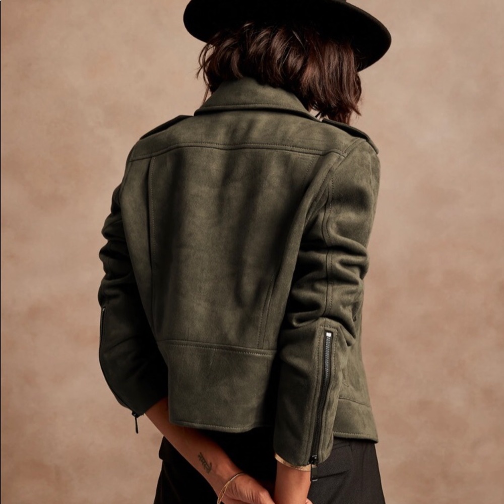 Banana Republic Vegan Suede Moto jacket - NEW